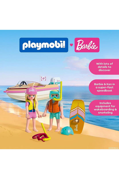 Playmobil Barbie Sürat Teknesi Macerası Seti