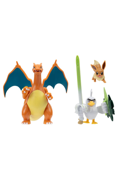 Pokemon Battle Aksiyon Figür ve 3lü Set
