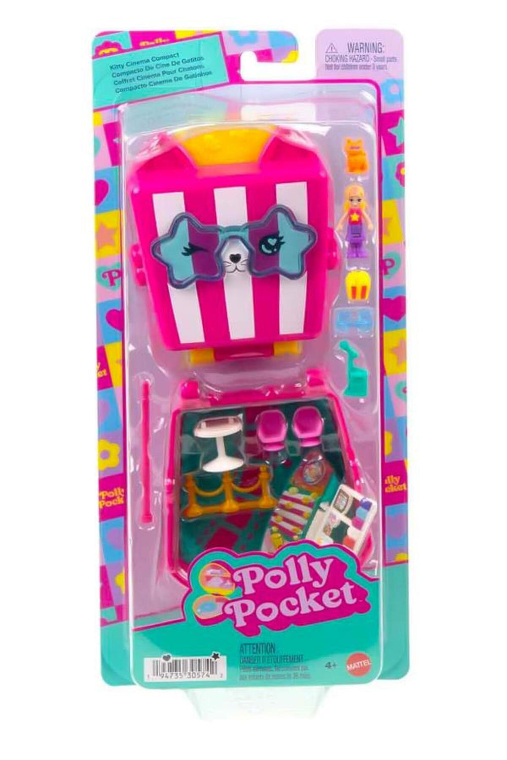 Polly Pocket Kedicik Sineması Mini Oyun Seti