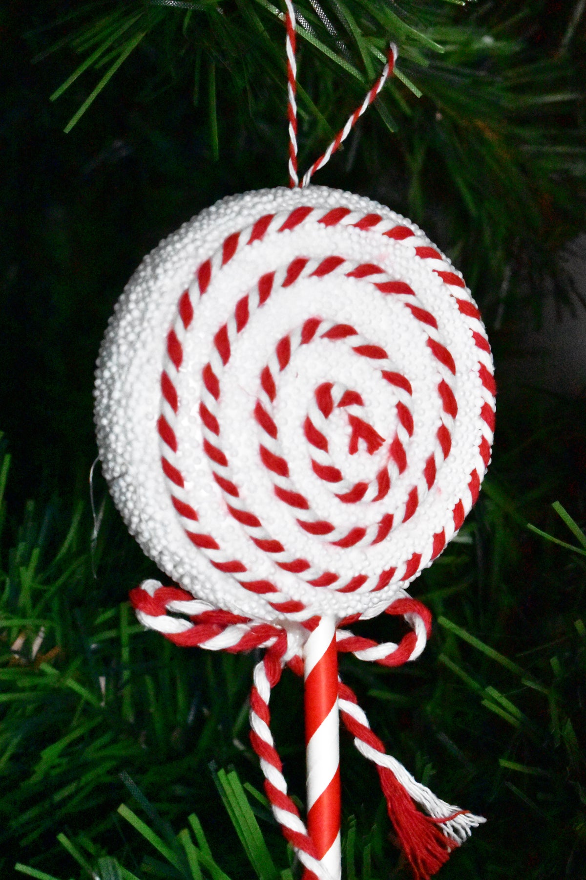 Premium Yılbaşı Süsü Lolipop  2li 40 cm