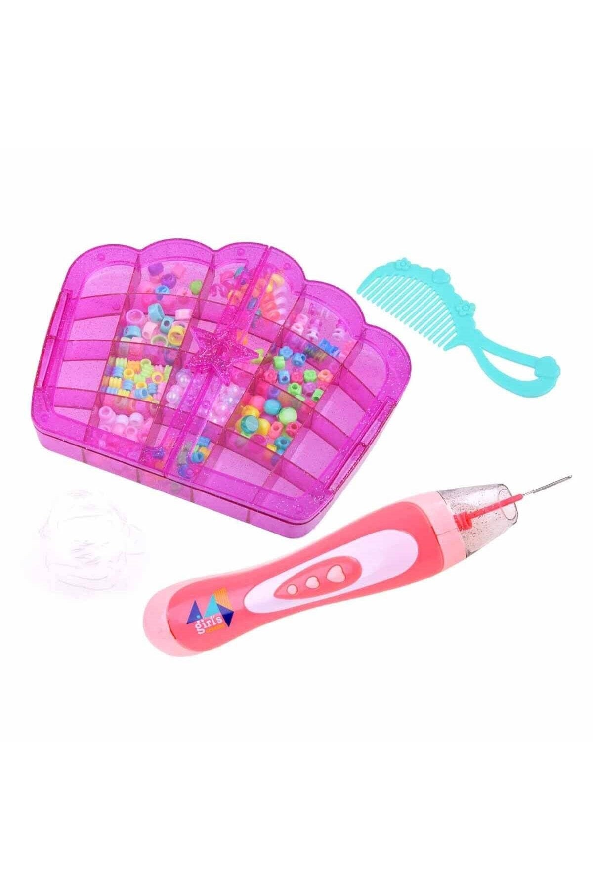 Pretty Pinky Boncuklu Saç Tasarım Seti