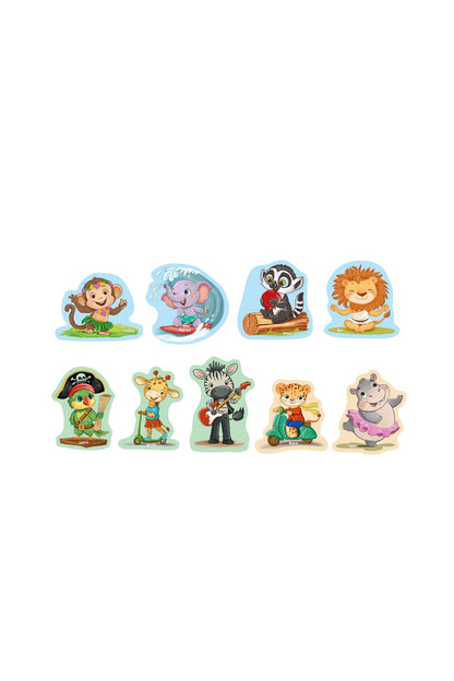 Puffy Safari Animals Puzzle 29 Parça