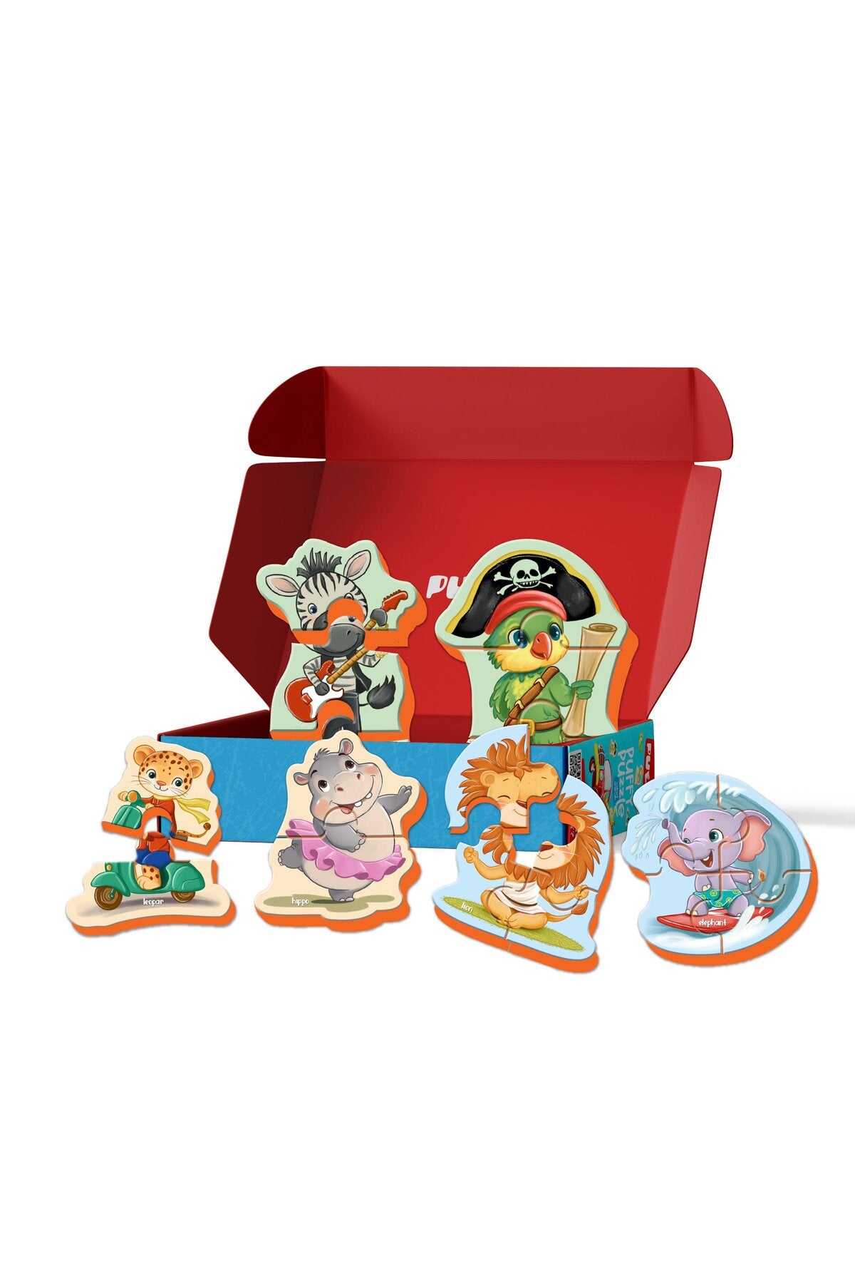 Puffy Safari Animals Puzzle 29 Parça