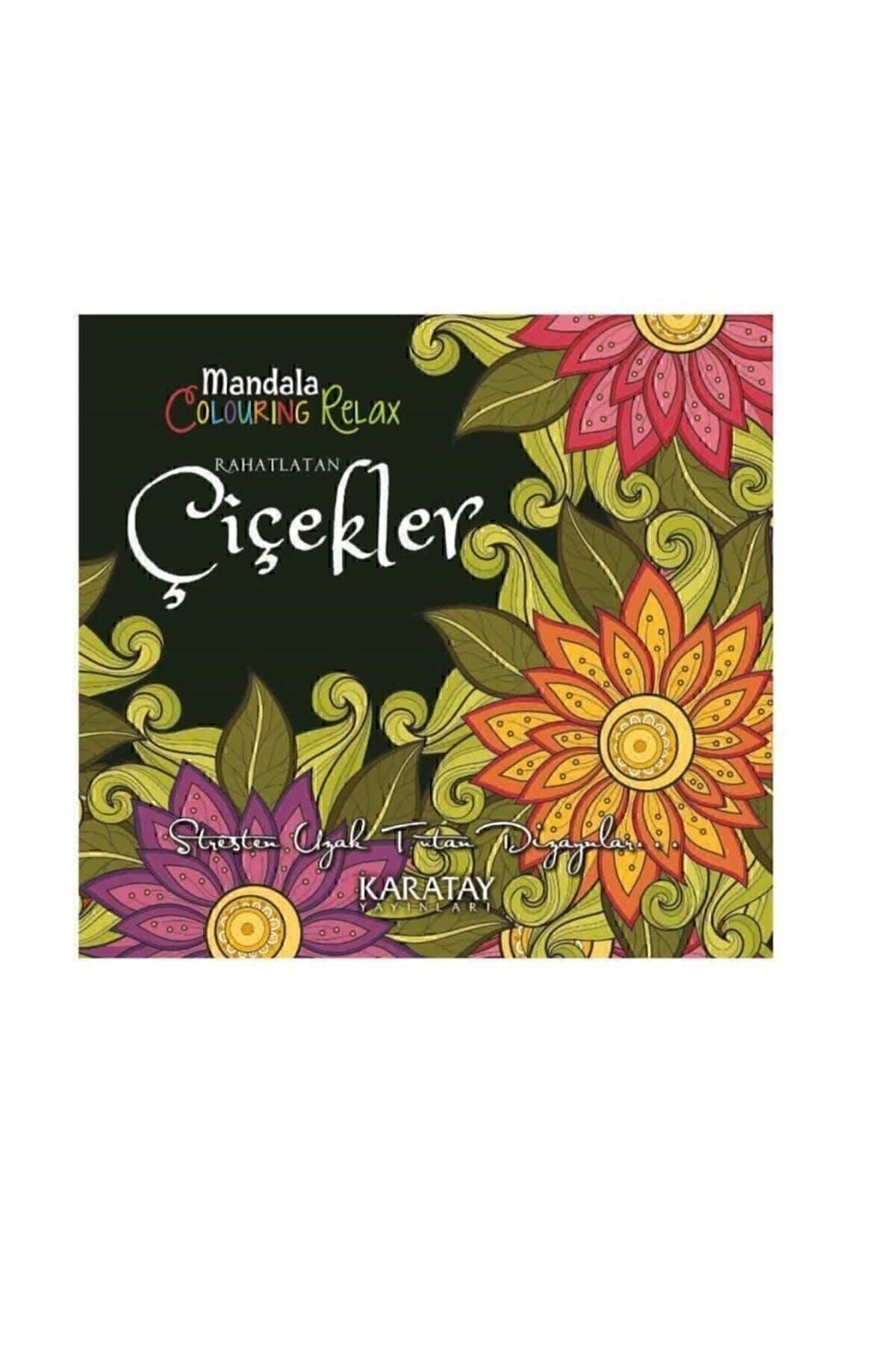 Rahatlatan Çiçekler Mandala
