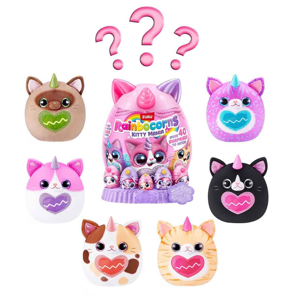 Rainbocorns Eggzania Kedicik Sürpriz Peluş 92125