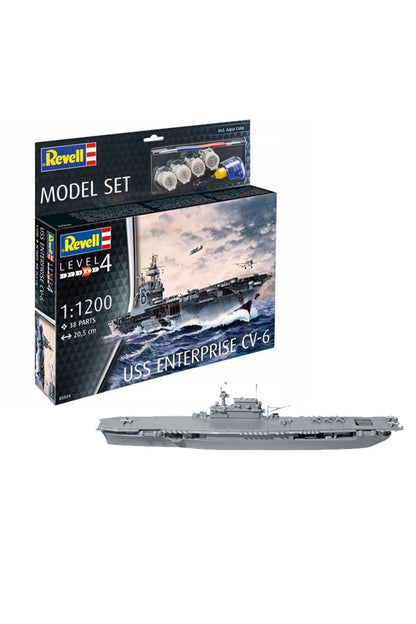 Revell USS Enterprise CV-6 Gemi Model Set