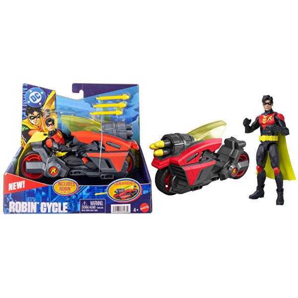 Robin Aksiyon Figürü ve Motosikleti JMD51