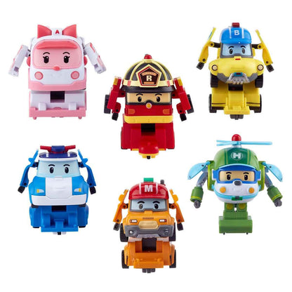 Robocar Poli Çabuk Dönüşen 6'lı Deluxe Figür Seti