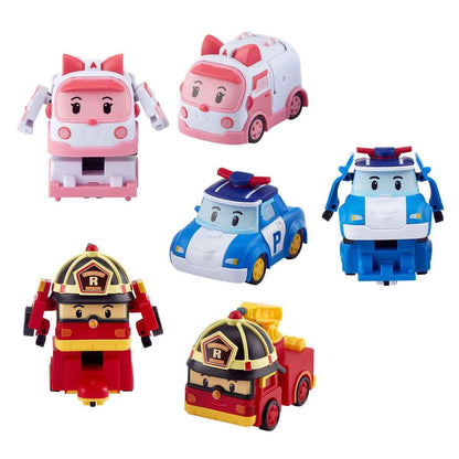Robocar Poli Çabuk Dönüşen 6'lı Deluxe Figür Seti