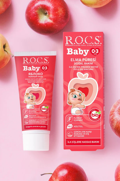 Rocs Baby Elma Püresi Diş Macunu