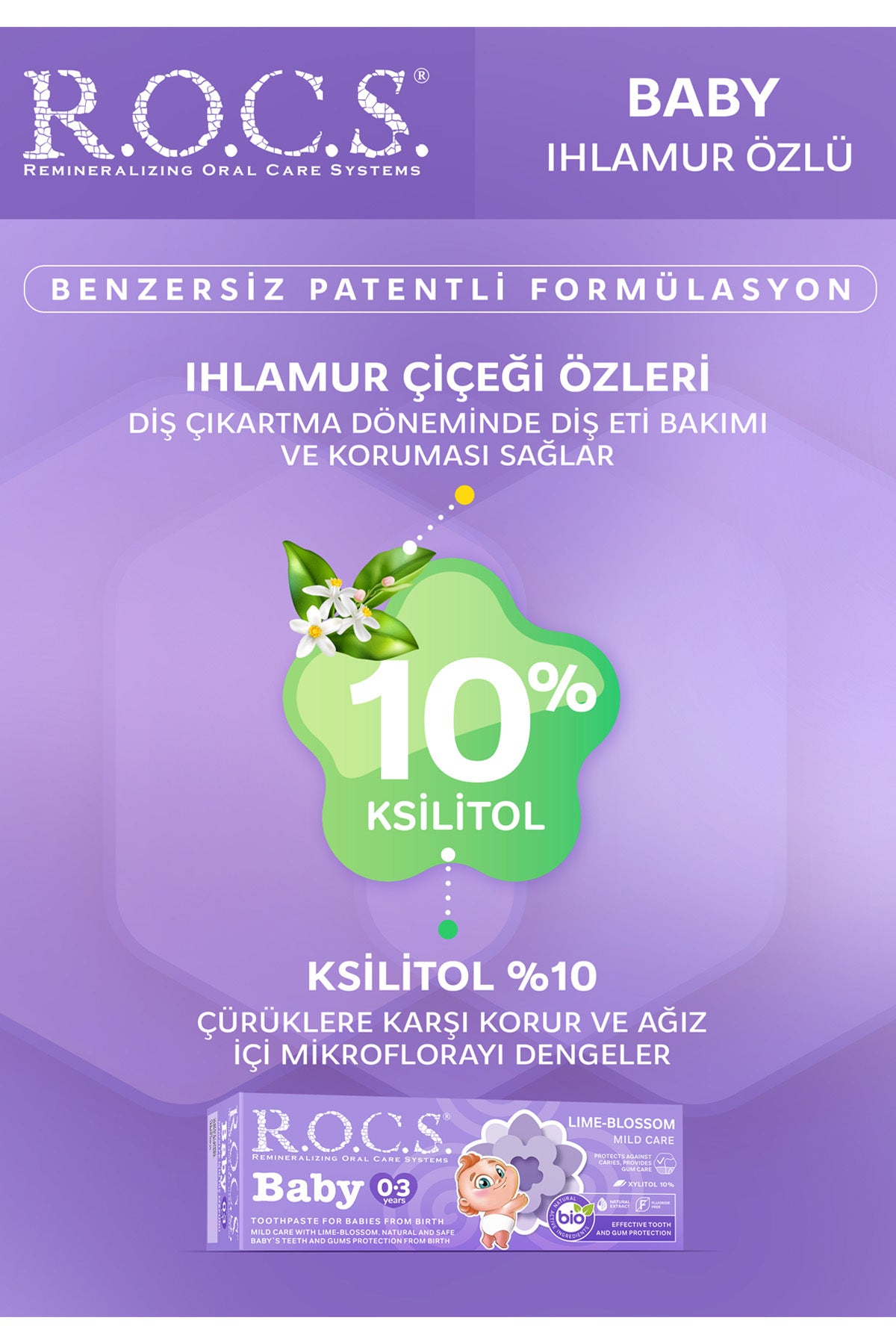 Rocs Baby Ihlamur Özlü Diş Macunu