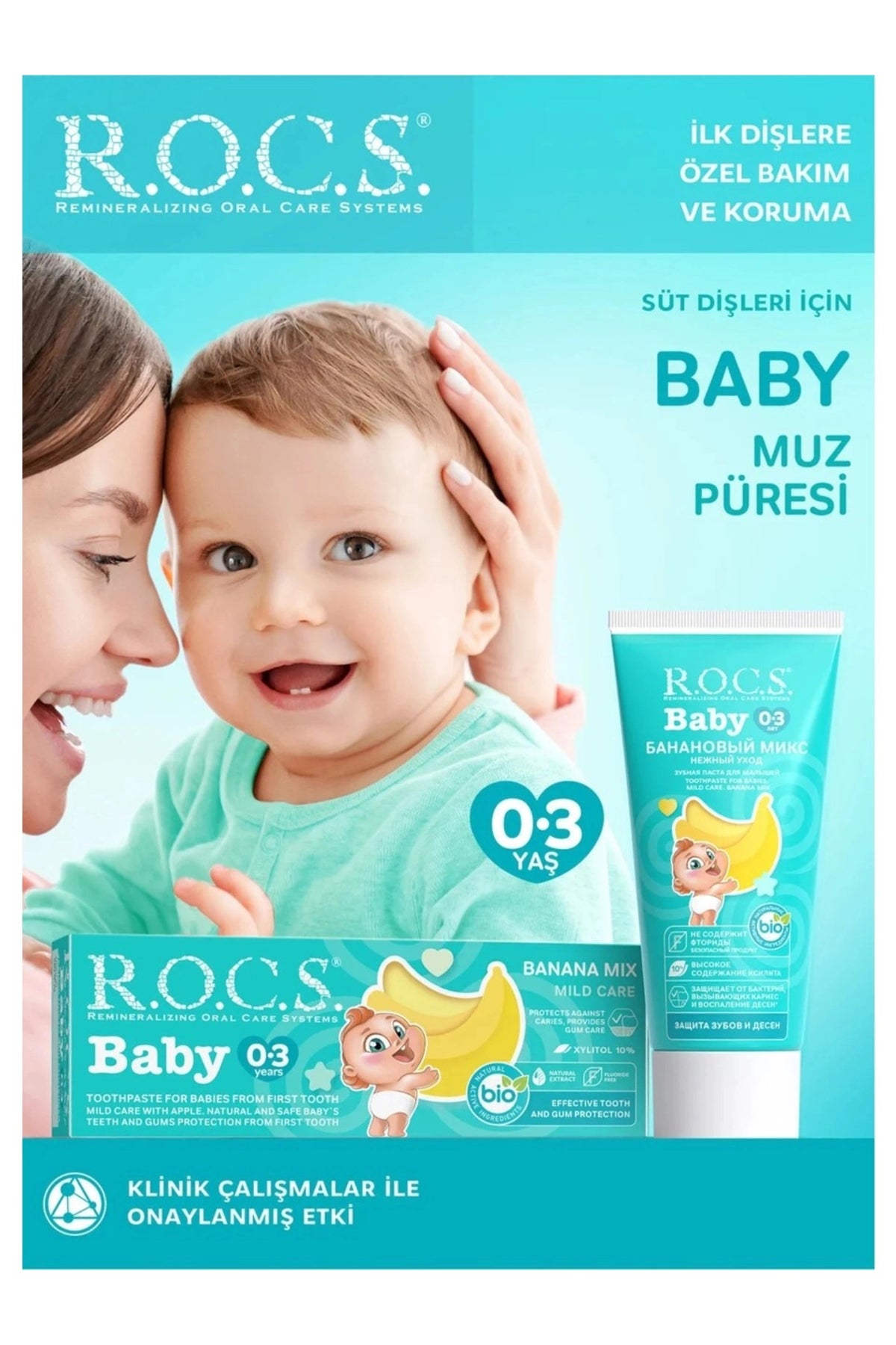 Rocs Baby Muz Püresi Diş Macunu