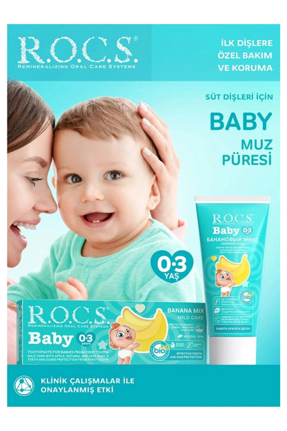 Rocs Baby Muz Püresi Diş Macunu