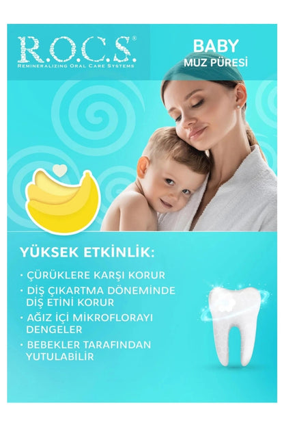 Rocs Baby Muz Püresi Diş Macunu