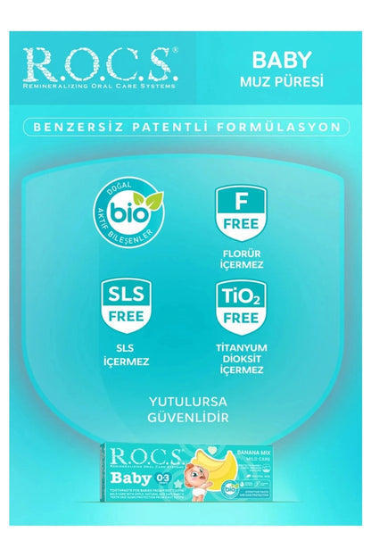 Rocs Baby Muz Püresi Diş Macunu