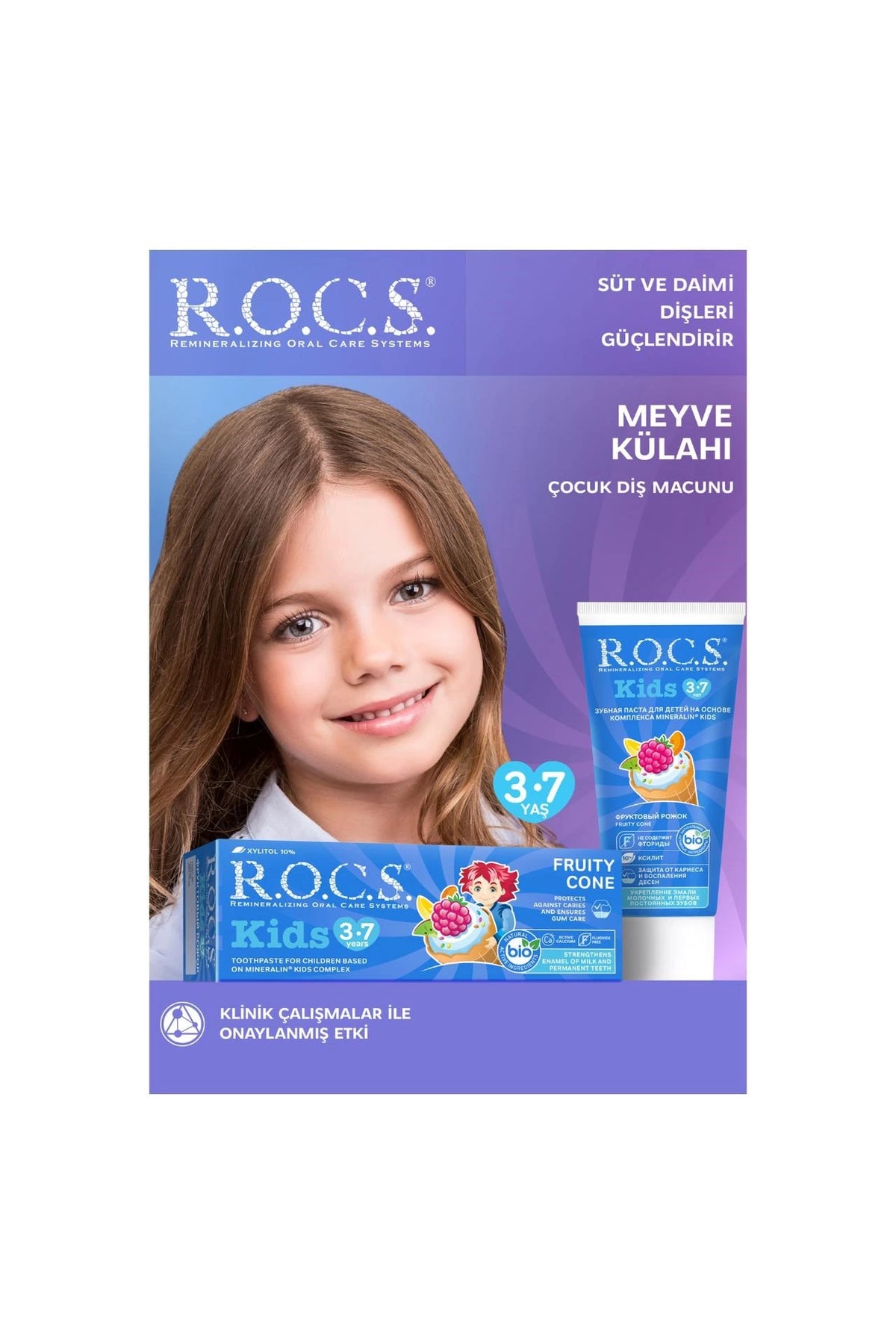 Rocs Kids Meyve Florürsüz  Diş Macunu