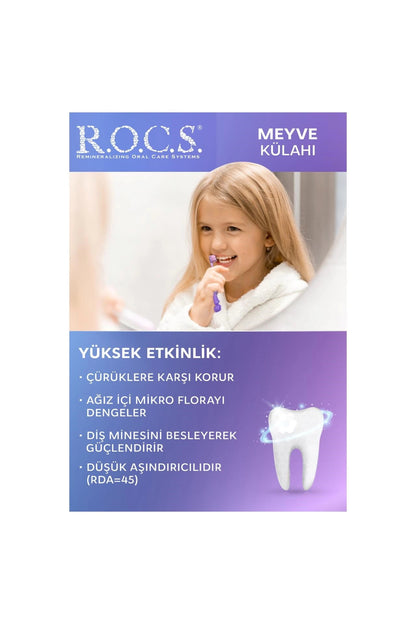 Rocs Kids Meyve Florürsüz  Diş Macunu