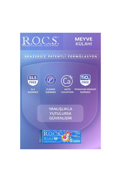 Rocs Kids Meyve Florürsüz  Diş Macunu