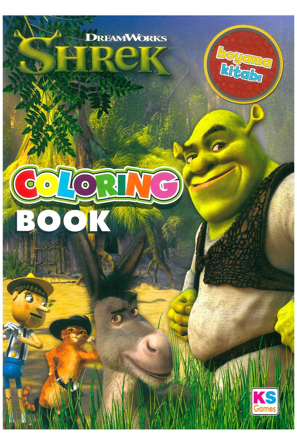 Shrek Boyama Kitabı