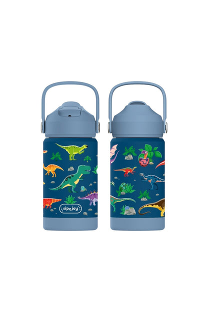 SipnJoy FlipSip Çocuk Su Termosu Dino Roar 360 ml