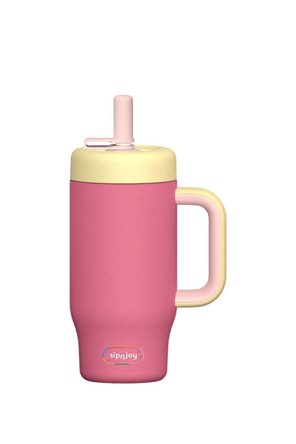 SipnJoy HandleHug Tumbler Termos Pembe 550 ml