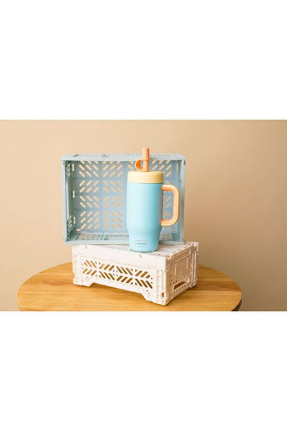 SipnJoy HandleHug Tumbler Termos Turkuaz 550 ml