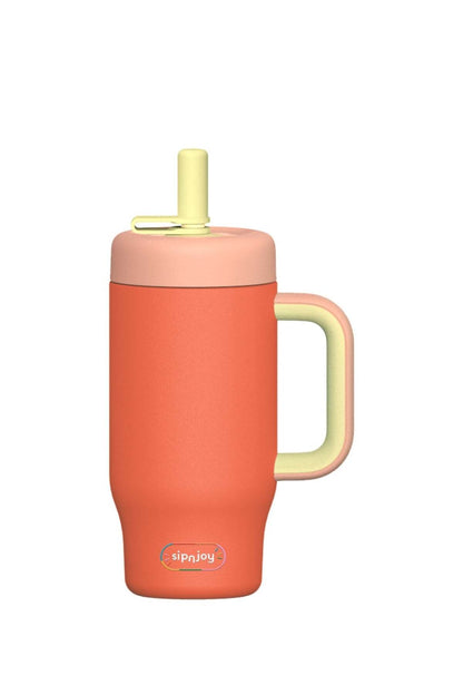 SipnJoy HandleHug Tumbler Termos Turuncu 550 ml