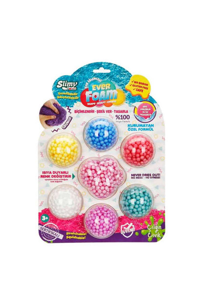 Slimy Ever Foam Slime 7 Renkli