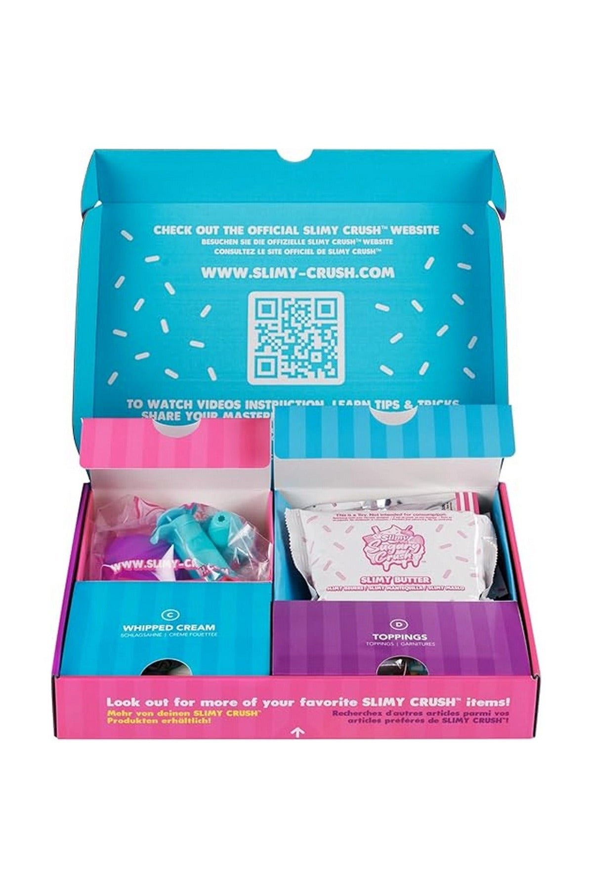 Slimy Sugary Crush Makaron Slime Seti