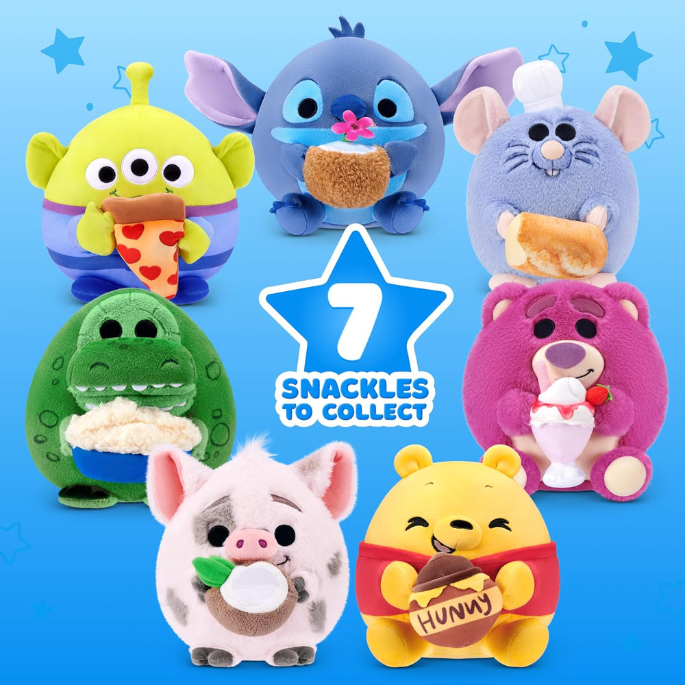 Snackles Aburcubur Disney Sürpriz Peluş 12 cm