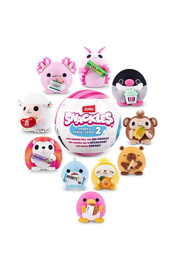 Snackles Aburcubur Kalpler Sürpriz Peluş