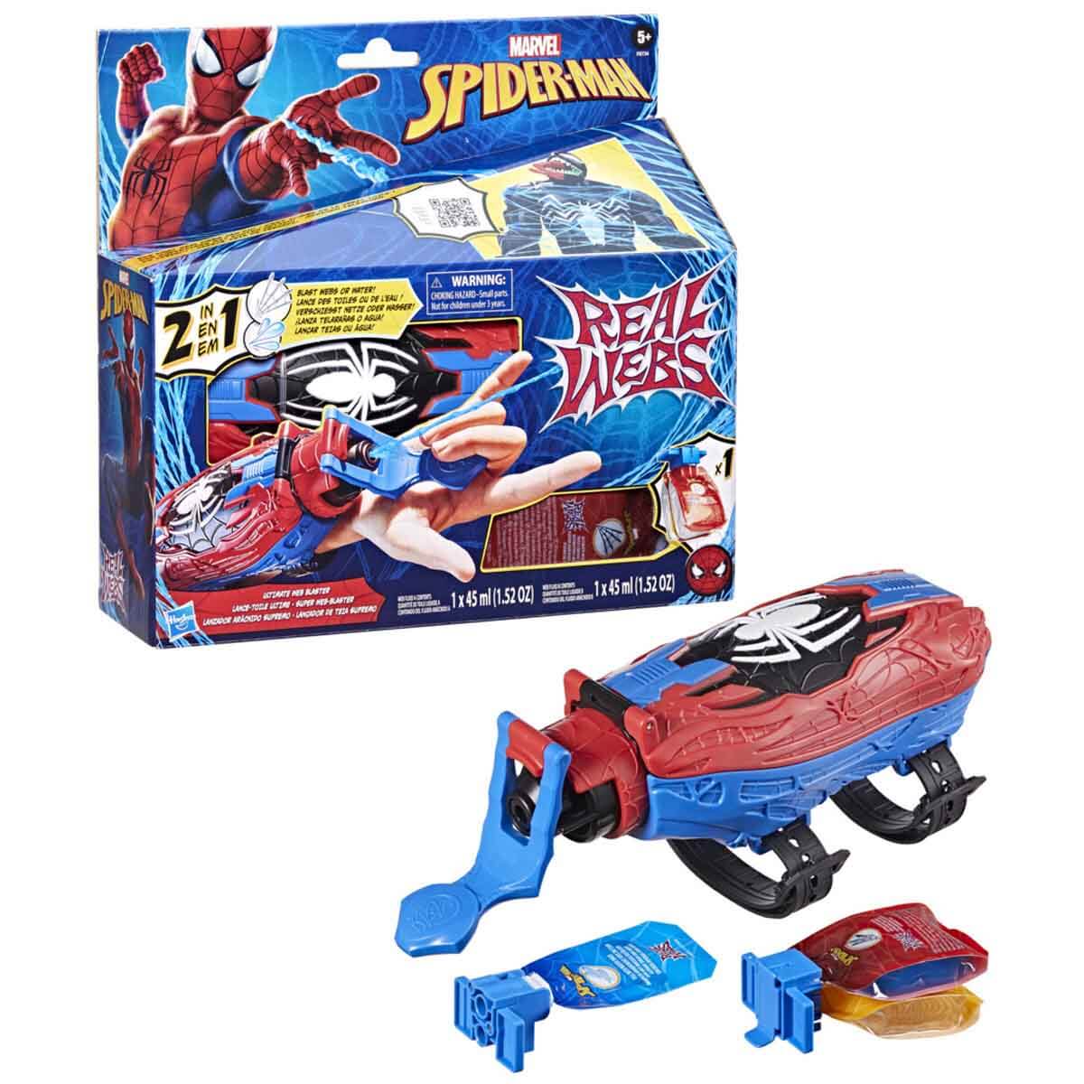 Spider-Man Ağ ve Su Fırlatıcı