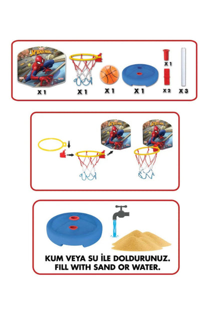 Spider-Man Basketbol Ayaklı Pota Seti