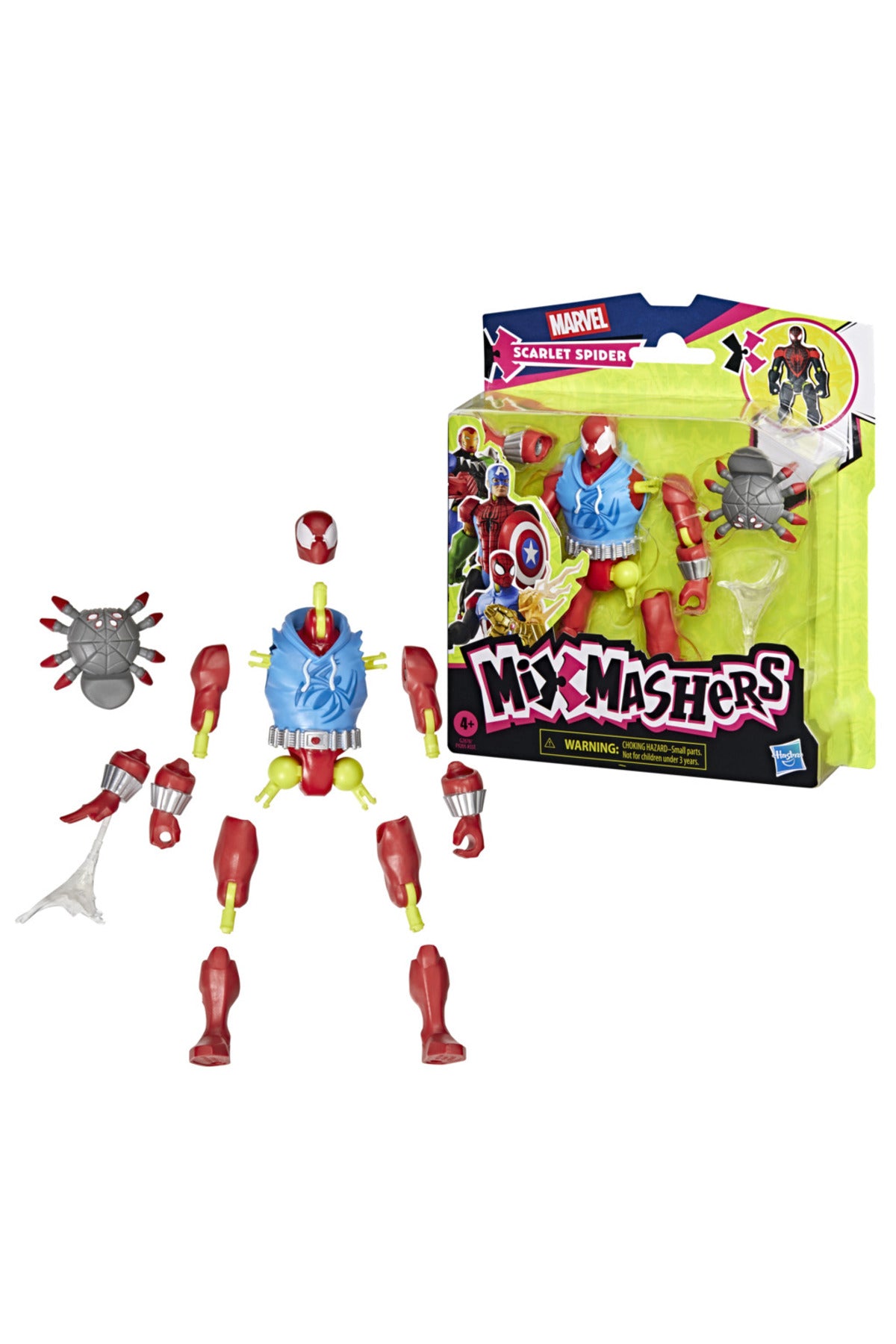 Spider-Man Mixmashers Scarlet Figür