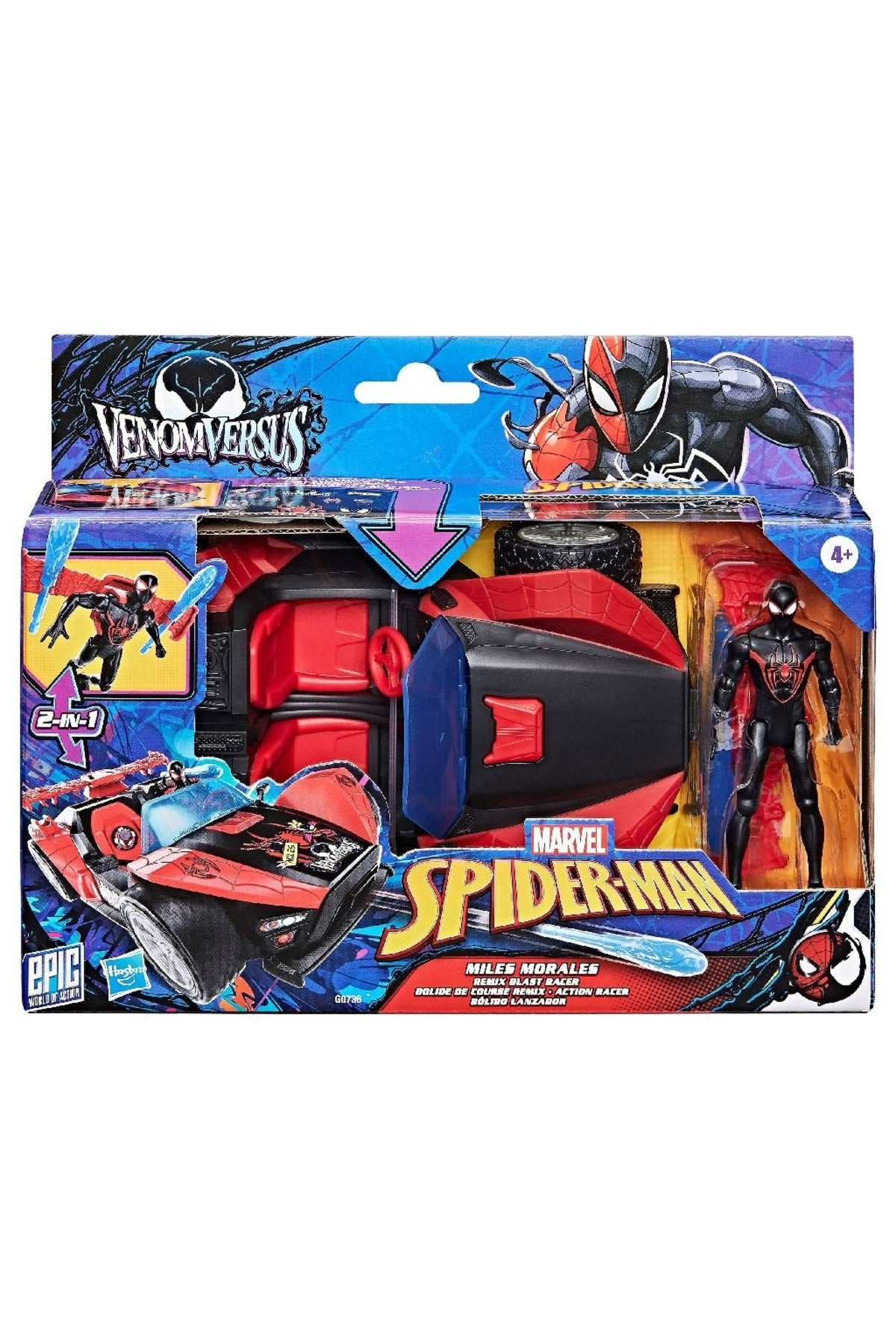 Spider-Man Venom vs Miles Morales Oyun Seti