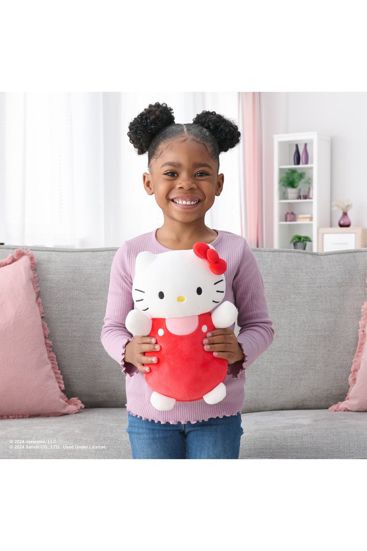 Squishmallows HugMeees Hello Kitty Peluş 25 cm