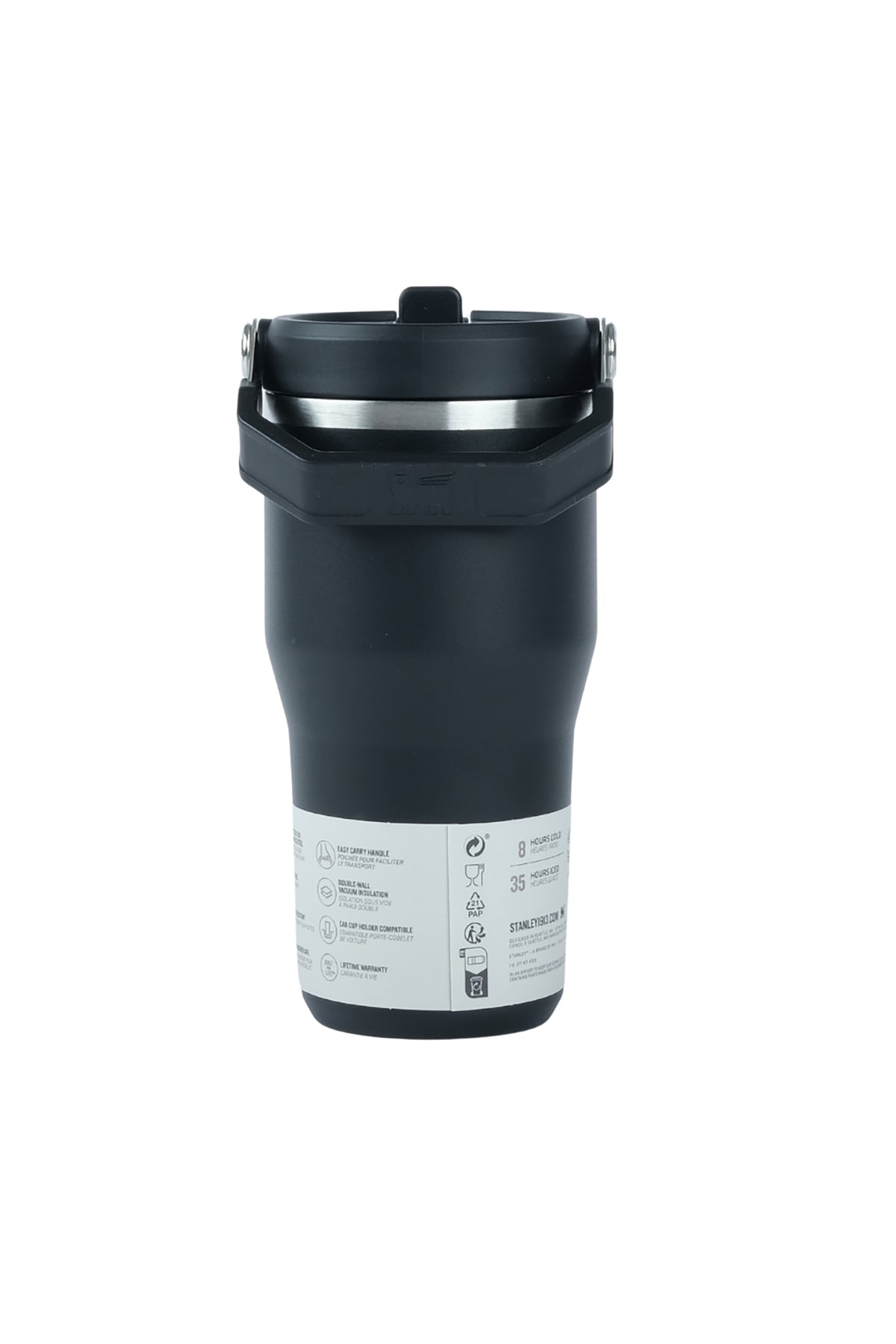 Stanley Iceflow Flip Straw Termos Siyah 590 ml
