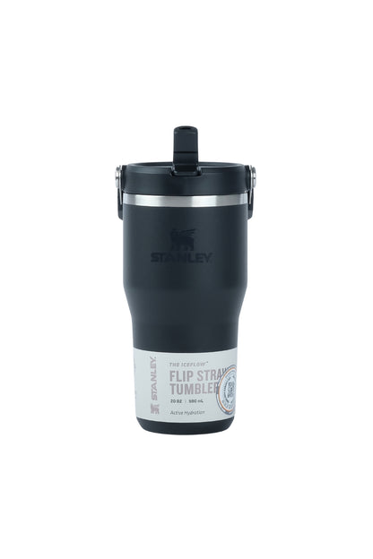 Stanley Iceflow Flip Straw Termos Siyah 590 ml