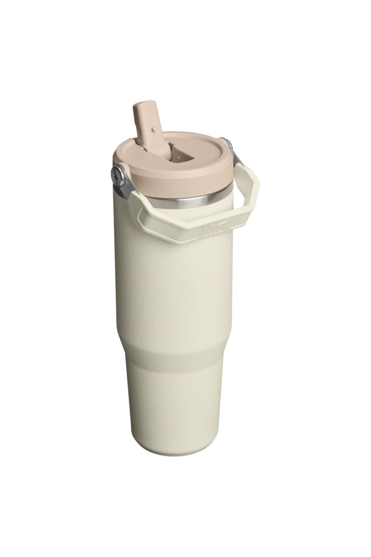 Stanley The IceFlow Flip Straw Termos Krem 890 ml