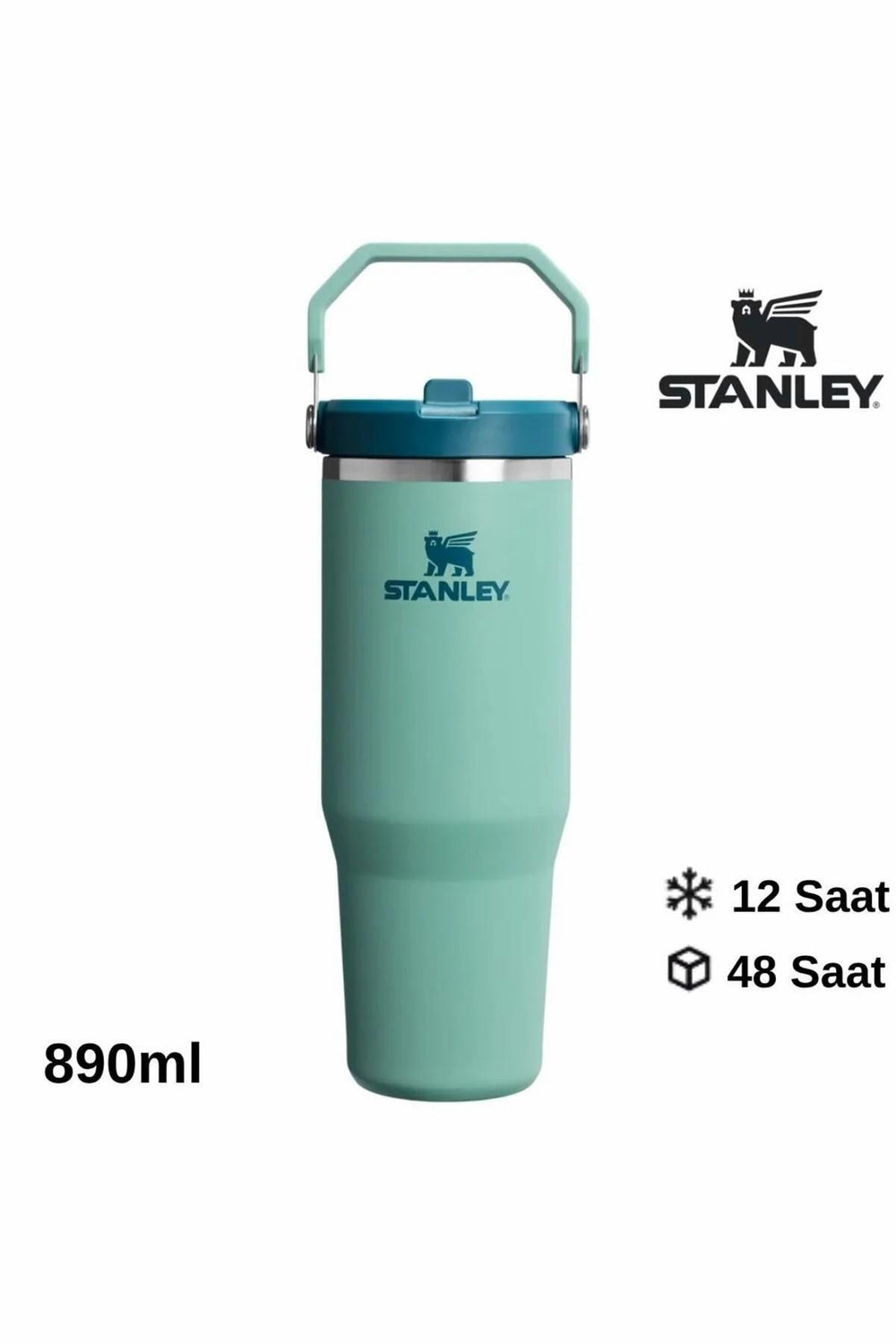 Stanley The IceFlow Flip Straw Termos Yeşil 890 ml