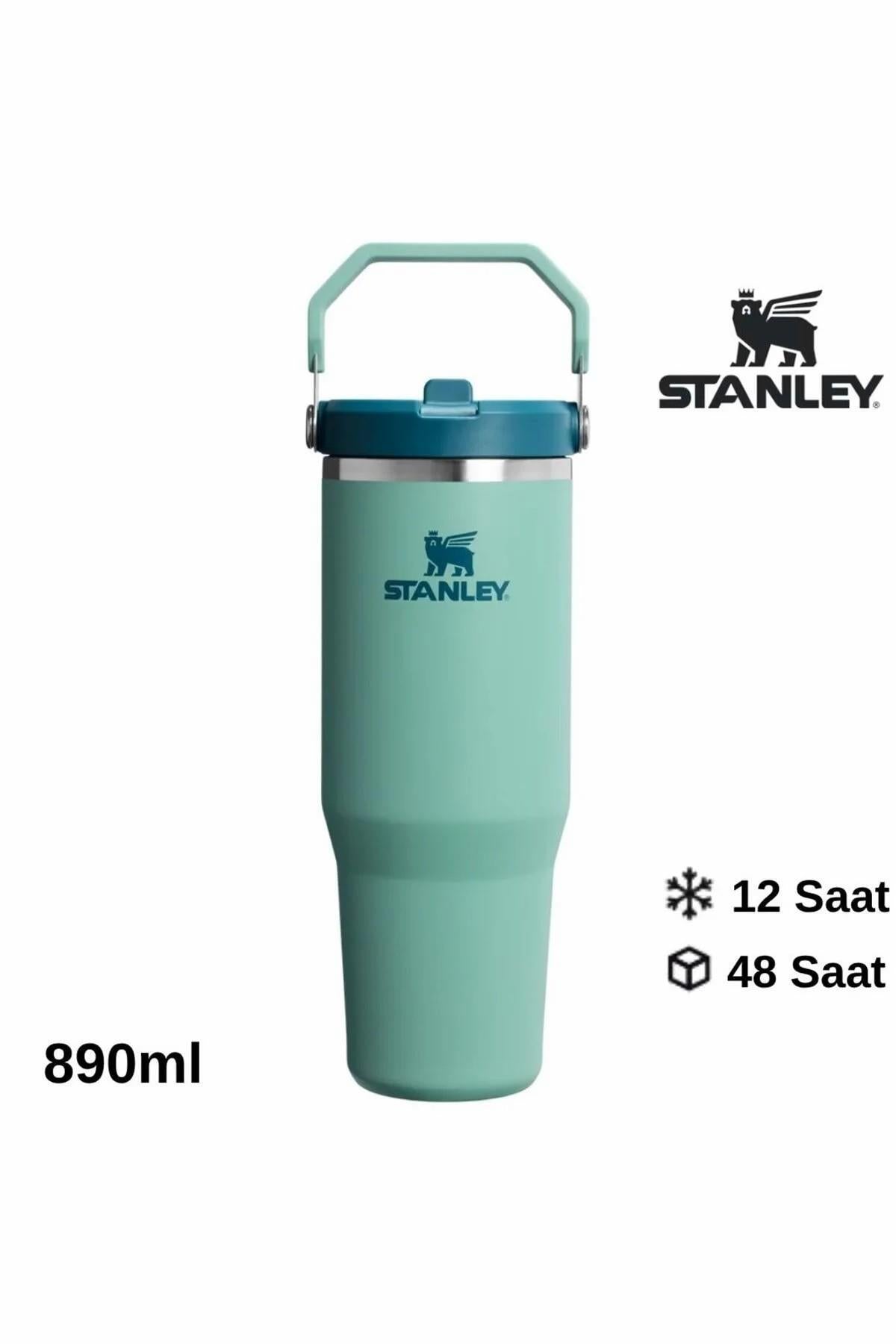 Stanley The IceFlow Flip Straw Termos Yeşil 890 ml