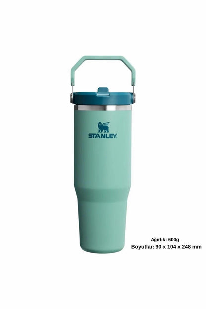 Stanley The IceFlow Flip Straw Termos Yeşil 890 ml