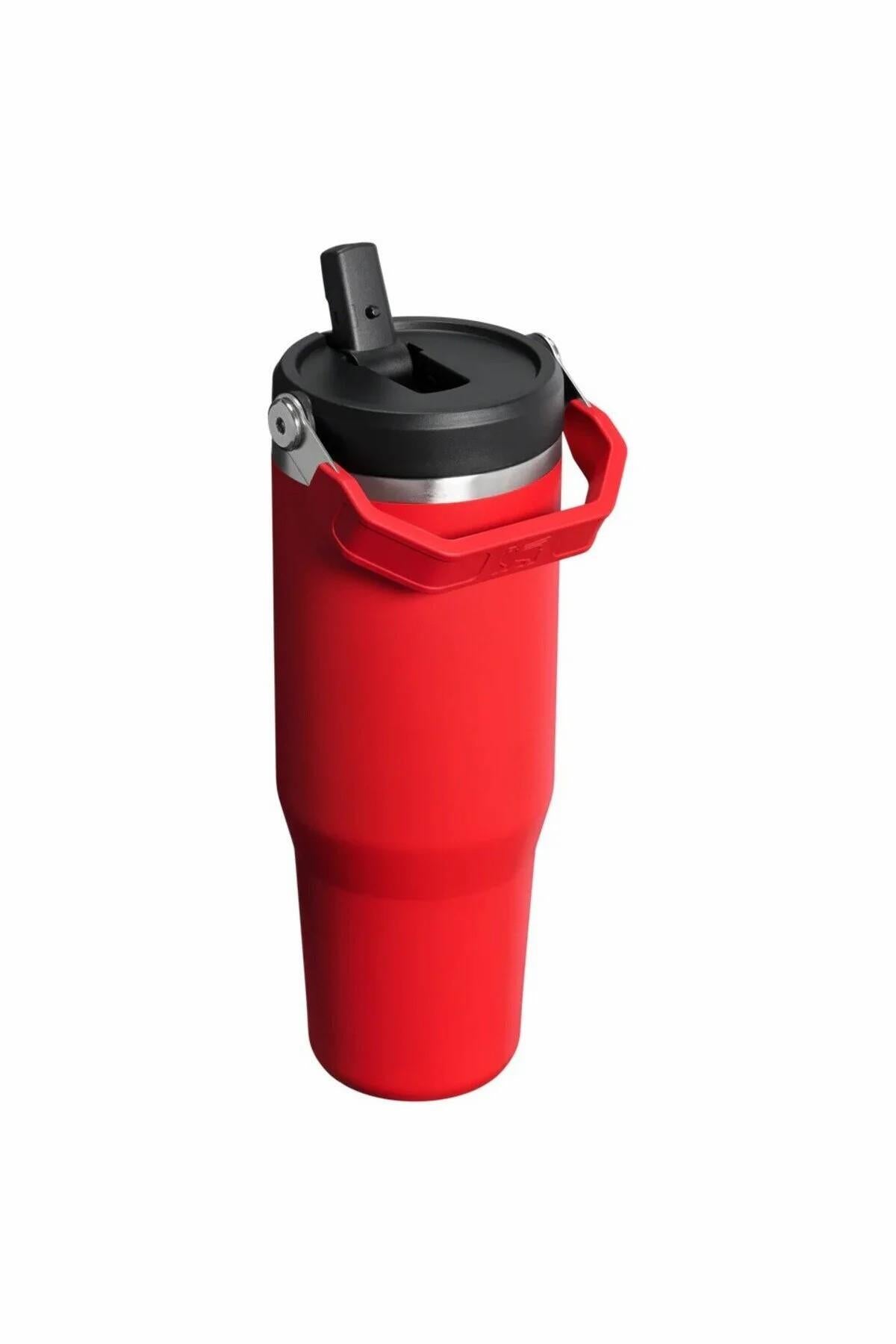 Stanley The IceFlow Straw Termos Siyah 890 ml