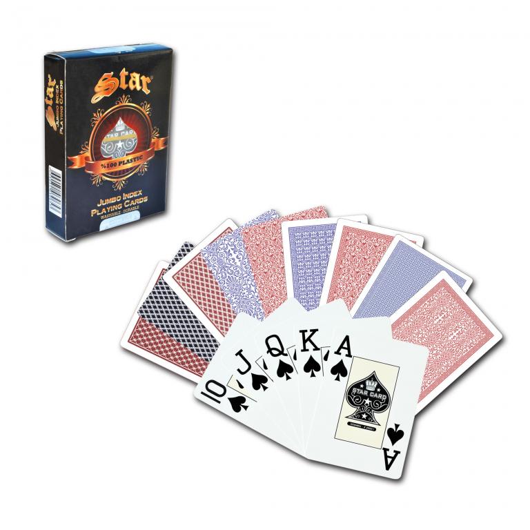 Star Plastik Poker Oyun Kağıdı