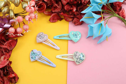 Stitch Çıt Çıt Toka Love Bug 4lü