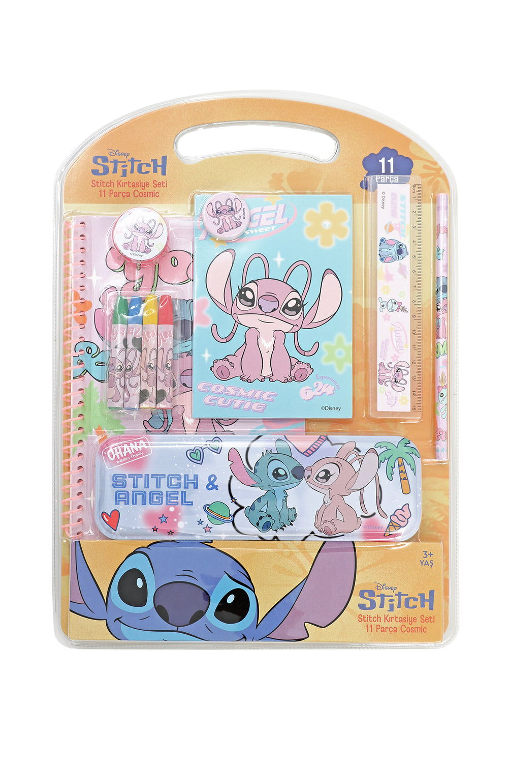 Stitch Cosmic Kırtasiye Seti 11 Parça