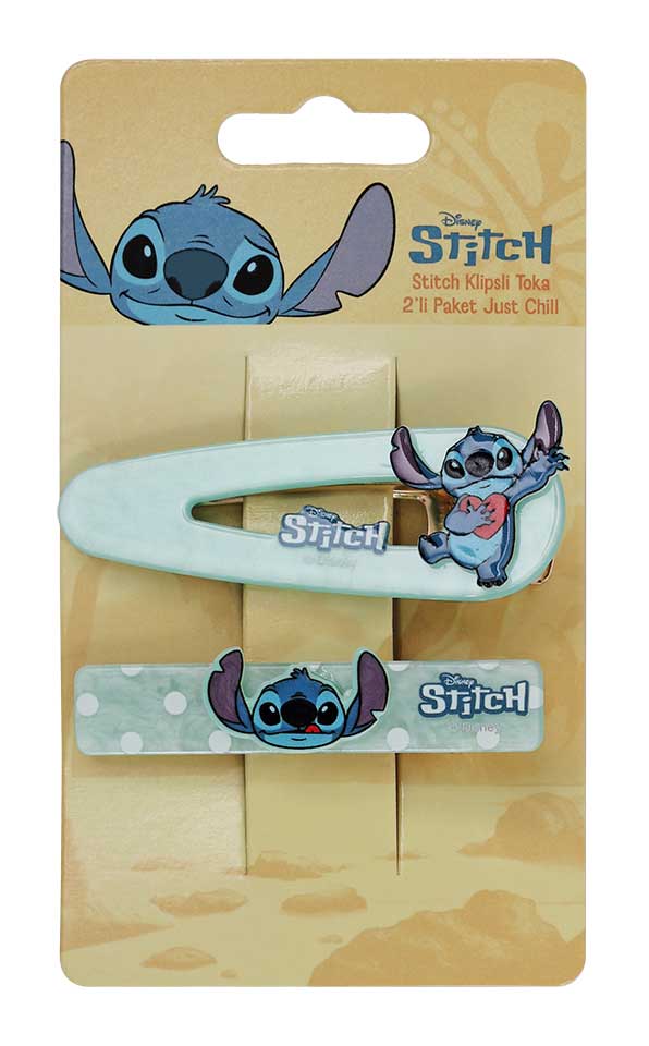 Stitch Klipsli Toka Just Chill 2li