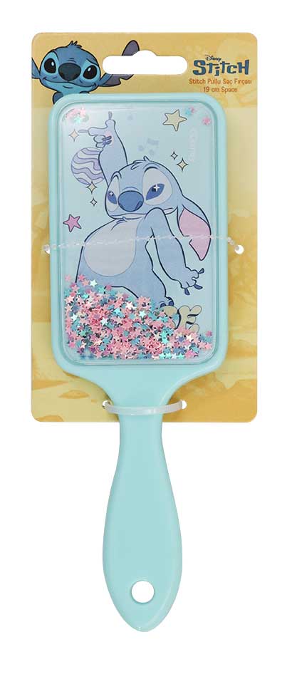 Stitch Pullu Saç Fırçası Space