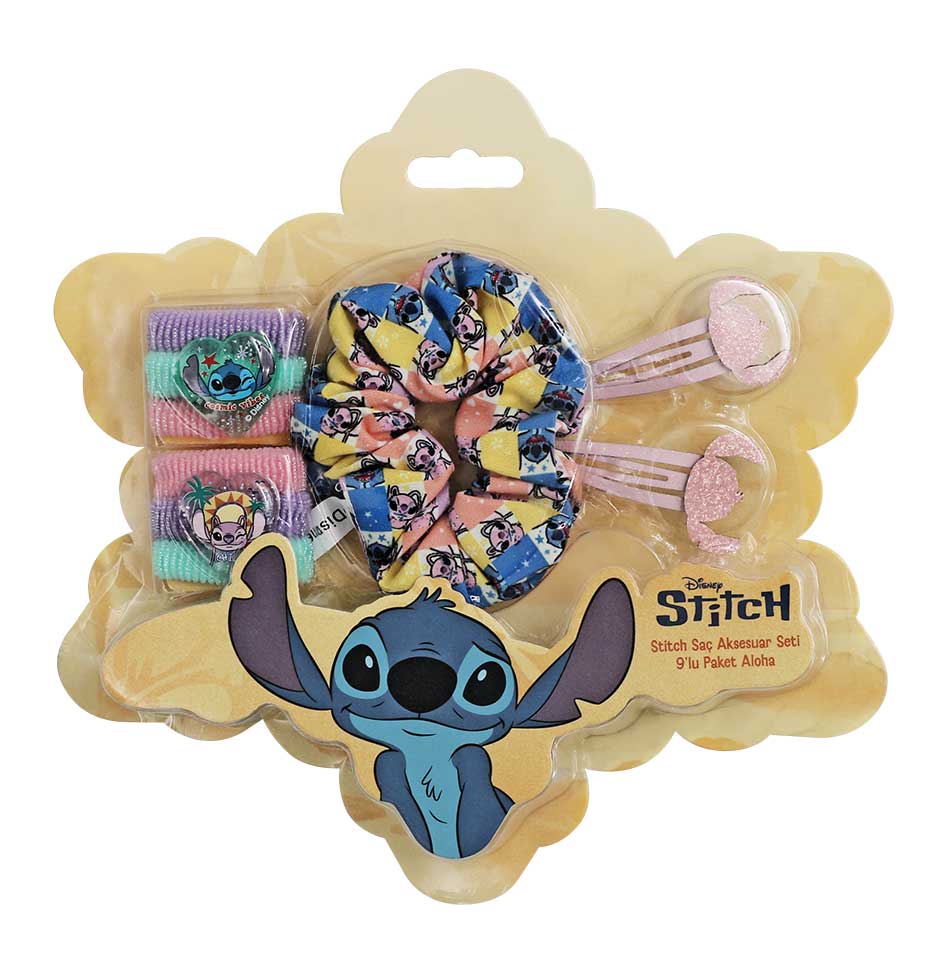Stitch Saç Aksesuar Seti Aloha 9 Parça