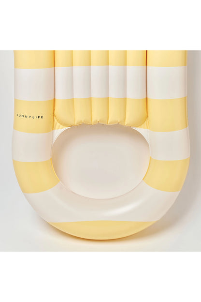 Sunnylife La Mer Limon Stripe Deniz Yatağı